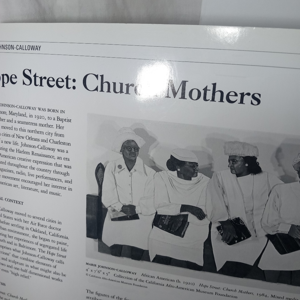 Getty center education in the arts print "hope street church mother's" - Picture 3 of 3